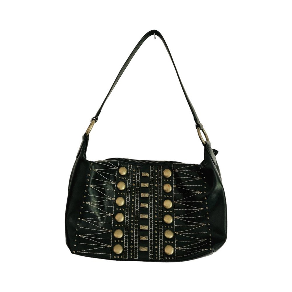 BCBG Black Bag /Purse w/ Gold Stud Embellishments